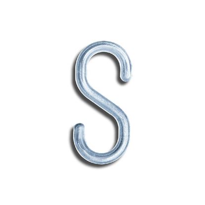 Picture of PLASTIC "S" SHAPED HOOK - H.38 MM