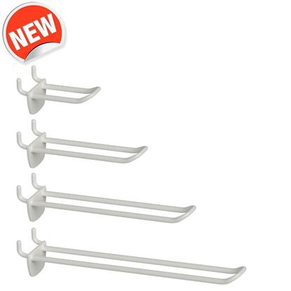 Picture of PLASTIC DOUBLE PRONG PEGBOARD DISPLAY HOOKS
