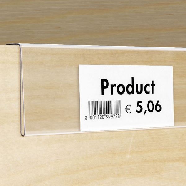 Picture of FOLDED CLAMP PRICE HOLDER FOR PAPER LABELS